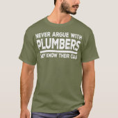 T-shirt Plumber Funny (Devant)