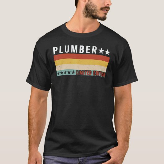 T-shirt Plumber Job Title Profession Worker Appreciation I (Devant)