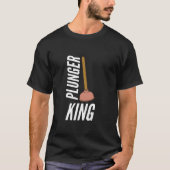 T-shirt Plumber King Funny Plumber (Devant)