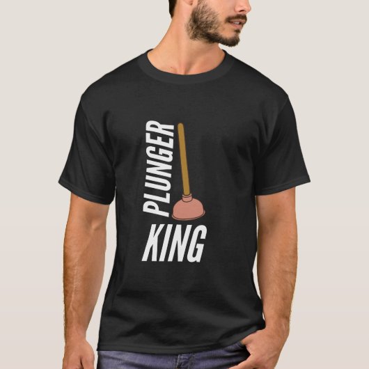 T-shirt Plumber King Funny Plumber (Devant)