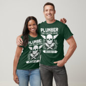 T-shirt Plumber Using A High School Diploma o Fix (Unisexe)