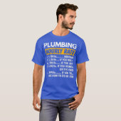 T-shirt Plumbing Hourly Rate Funny Plumber Saying Hourly (Devant entier)