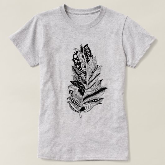 T-shirt Plume (Design devant)