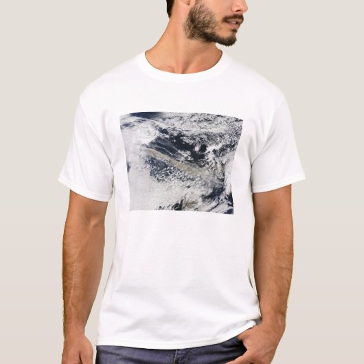 T-shirt Plume de cendres du volcan Eyjafjallajokull (Devant)