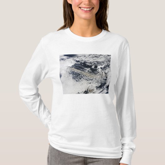T-shirt Plume de cendres du volcan Eyjafjallajokull (Devant)