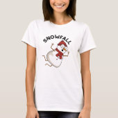 T-shirt Plume de neige amusante Plume de neige (Devant)