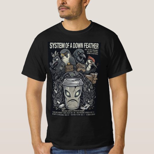 T-shirt Plume de System Of A Down (Devant)