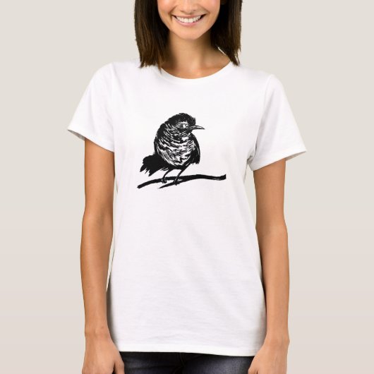 T-shirt Plume et encre (Devant)
