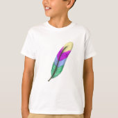 T-shirt Plume multicolore (Devant)
