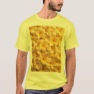 T-shirt Plumeria Fleur Jaune