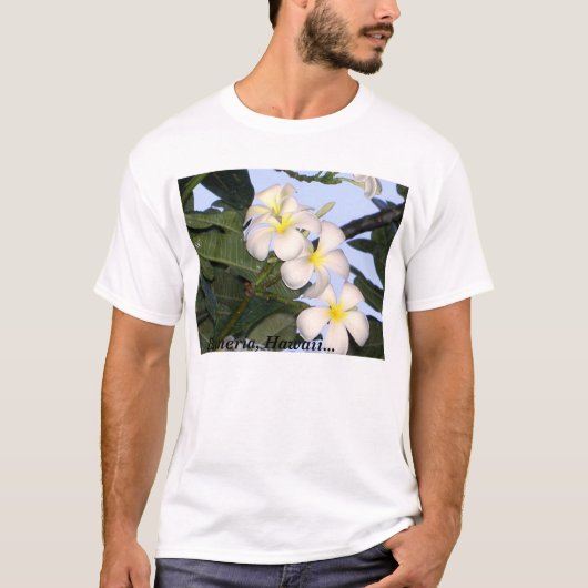 T-shirt Plumeria, Hawaï (Devant)
