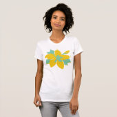 T-shirt Plumeria Tropical Éclair (Devant entier)