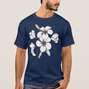 T-shirt Plumeria tropicale (Frangipanie)