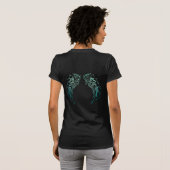T-shirt Plumes d'ange colorées (Dos entier)