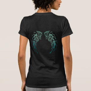 T-shirt Plumes d'ange colorées