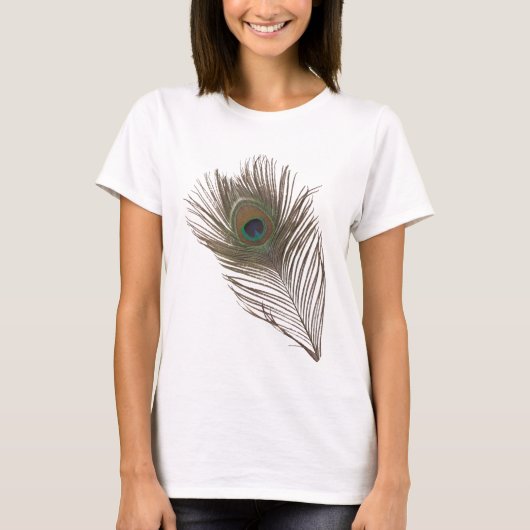 T-shirt Plumes de paon (Devant)
