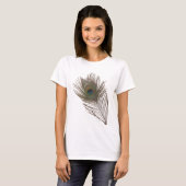 T-shirt Plumes de paon (Devant entier)