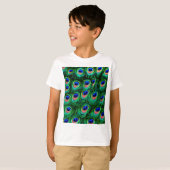 T-shirt Plumes de paon_ (Devant entier)