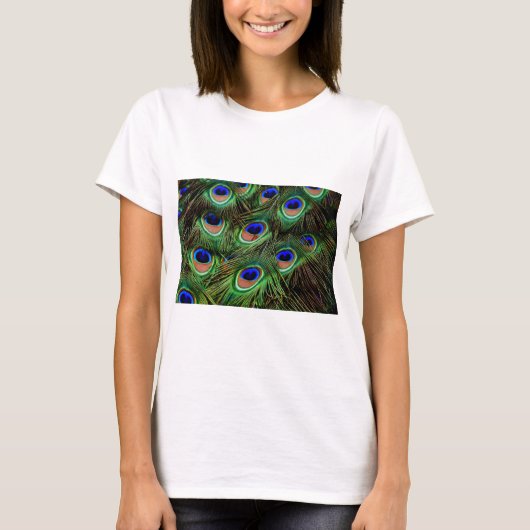 T-shirt Plumes de paon (Devant)