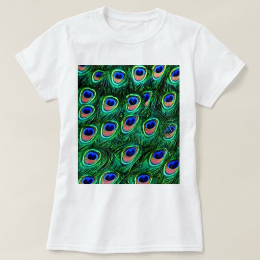 T-shirt Plumes de paon_ (Design devant)