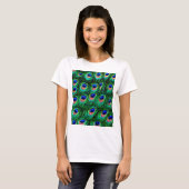 T-shirt Plumes de paon_ (Devant entier)