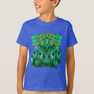 T-shirt Plumes de paon glorieuses