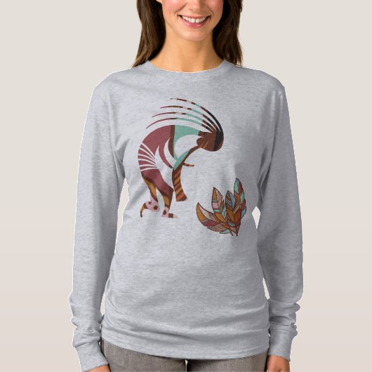 T-shirt Plumes et Kokopelli Sud-Ouest (Devant)