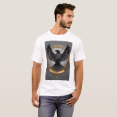 T-shirt Plumes obsidiennes (Devant entier)