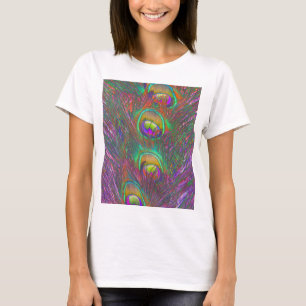 T-shirt Plumes Peacock Tinsel de Noël