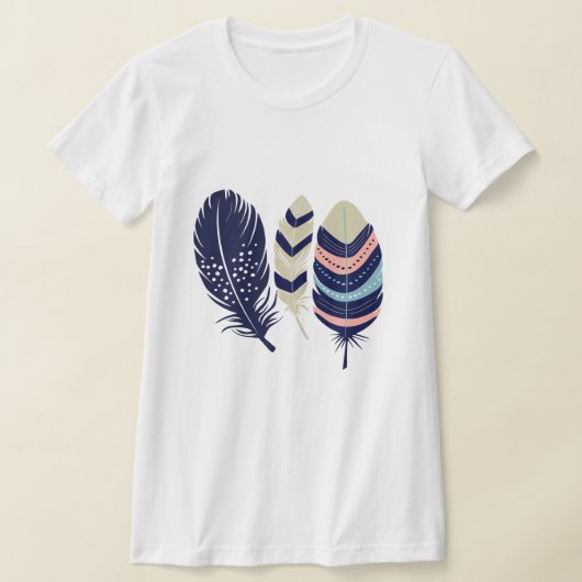 T-shirt plumes pour elle (Poser)