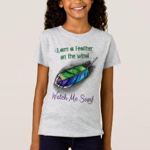 T-Shirt Plumes sur le vent