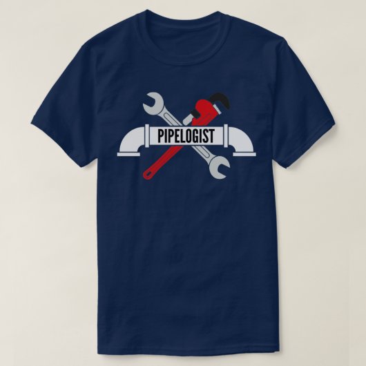 T-shirt Plumeur de pipelogiste (Design devant)
