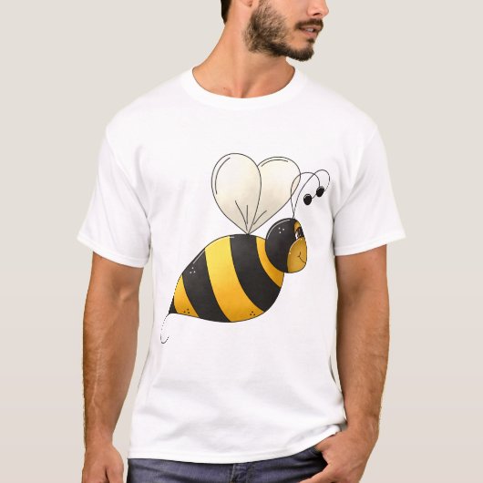 T-shirt Plump Bee Mens (Devant)
