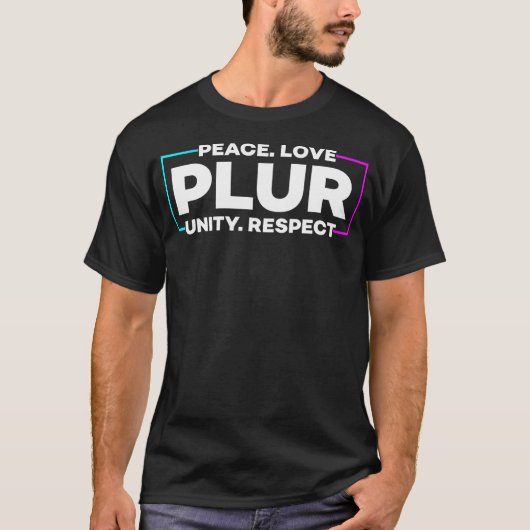 T-shirt Plur - Edm Music Festival Rave (Devant)