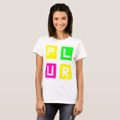 T-shirt Plur Neon Edc Edm Music House Electro (Devant entier)