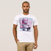 T-shirt Plus 萌 え J'Aime Les Chatbots Ai Robots Conception  (Devant entier)
