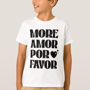 T-shirt Plus Amor Por Favoriser Rétro Love Valentine Aesth