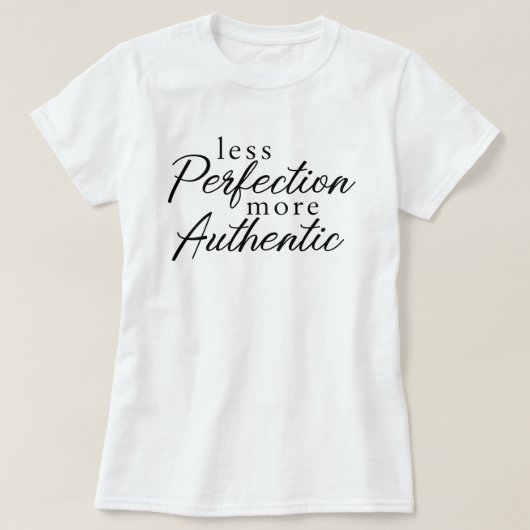 T-shirt Plus authentique (Design devant)