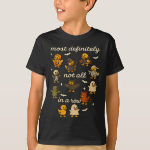 T-shirt Plus Certainement Pas Tout Dans Une Ligne Hallowee