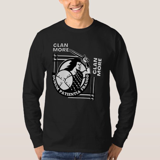 T-shirt Plus Clan Gaelic Devise Epéiste (Devant)