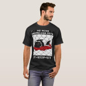 T-shirt Plus d'animaux de compagnie sans abri avec chien n (Devant entier)