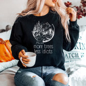 T-shirt Plus D'Arbres Moins D'Idiots, Amoureux De Nature E