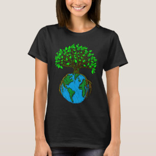 T-shirt Plus d'arbres S'il vous plaît, Jour des terres