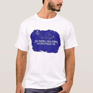 T-shirt Plus de bombes ! Plus de bébés ! T des hommes