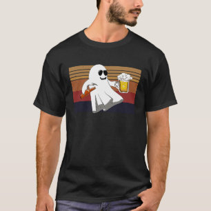 T-shirt Plus De Boos S'Il Vous Plaît Ghost Bière Halloween
