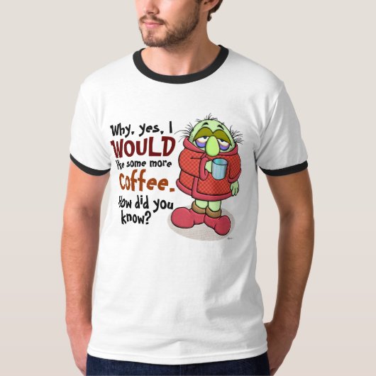 T-shirt Plus de café (Devant)