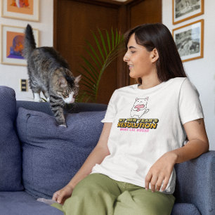 T-shirt Plus de chats Hugs - Drôle résolution du Nouvel An