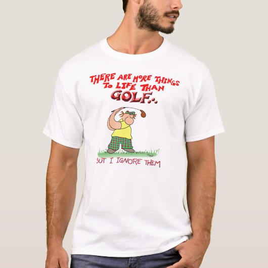 T-shirt Plus de chose-golf (Devant)
