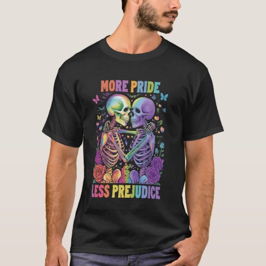 T-shirt Plus de fierté moins de préjugé (Devant)