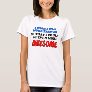 T-shirt Plus de français plus génial